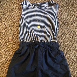 Uniqlo drawstring high waist navy shorts S